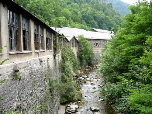 Photograph of The old foundry works in Fourvoirie, Saint Laurent du PontMetal work has existed in this area since the 11th century