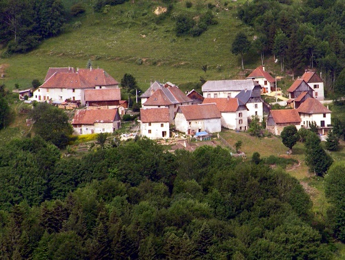 Photograph of The small hamlet of le Grande Village