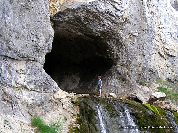 Photograph of the entrance to the Grotte du Guiers Mort, Dent de Crolles