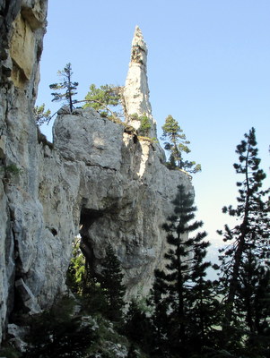 Photograph of the Arch and Needle, Dent de Crolles