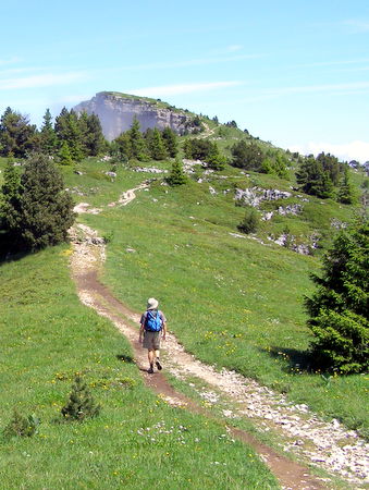 Photograph of the Mont Granier ridge