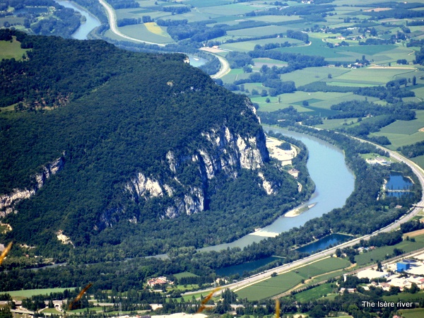 Photograph of a view of the Isère from les Bannettes