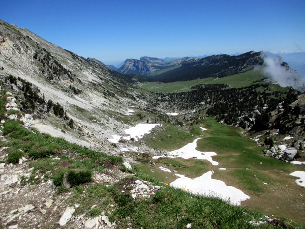 Photograph of the view from the Col de Bellefont