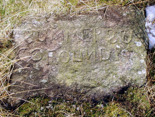 Photograph of meer stone 28 - Grassington Moor